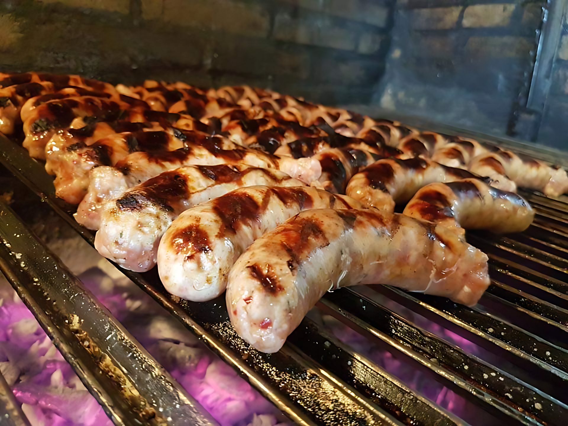 Chorizos a la parrilla