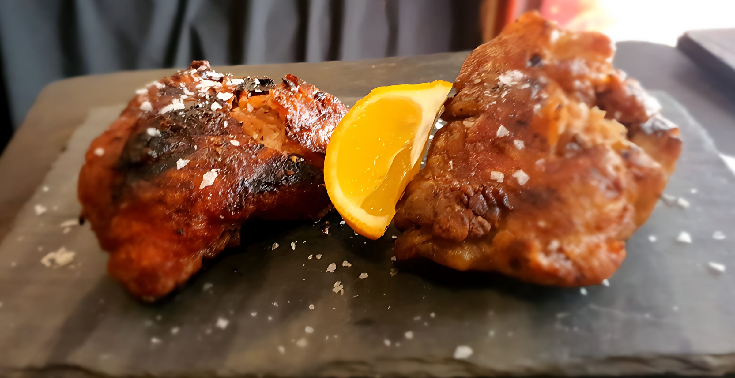 Contramuslo de pollo a la brasa